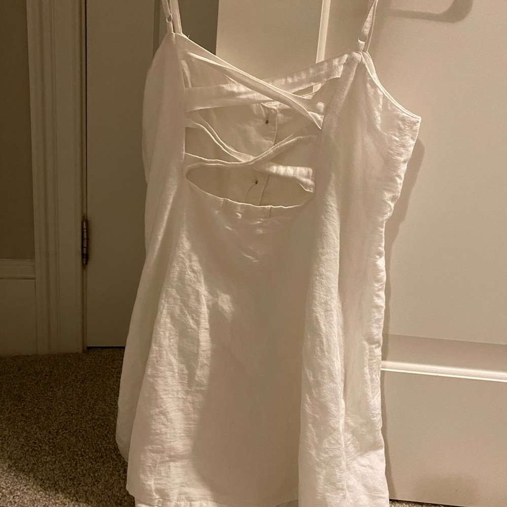 Skinny strapped mini dress